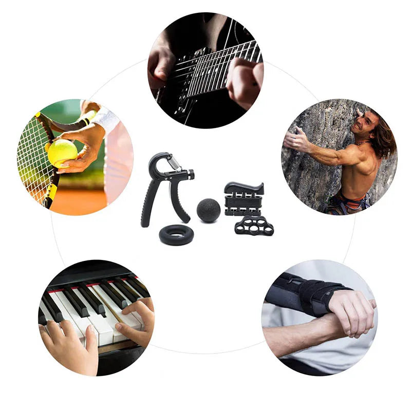 5-Piece Hand Grip Strengthener Set – Finger & Wrist Trainer