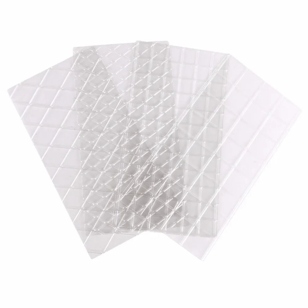 4-Piece Sugarcraft Texture Mat Set – Fondant Cake Border Molds