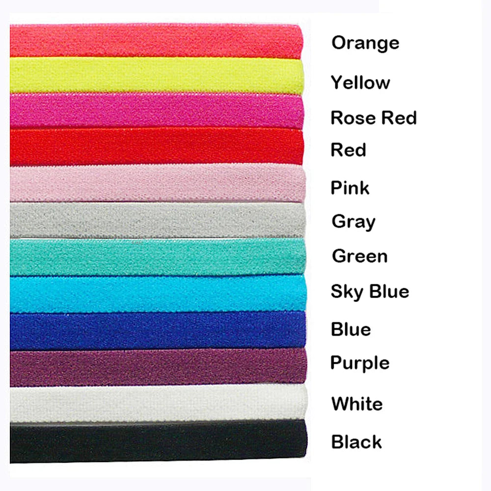Thin Non-Slip Sport Headbands – Elastic Sweatbands Men & Women