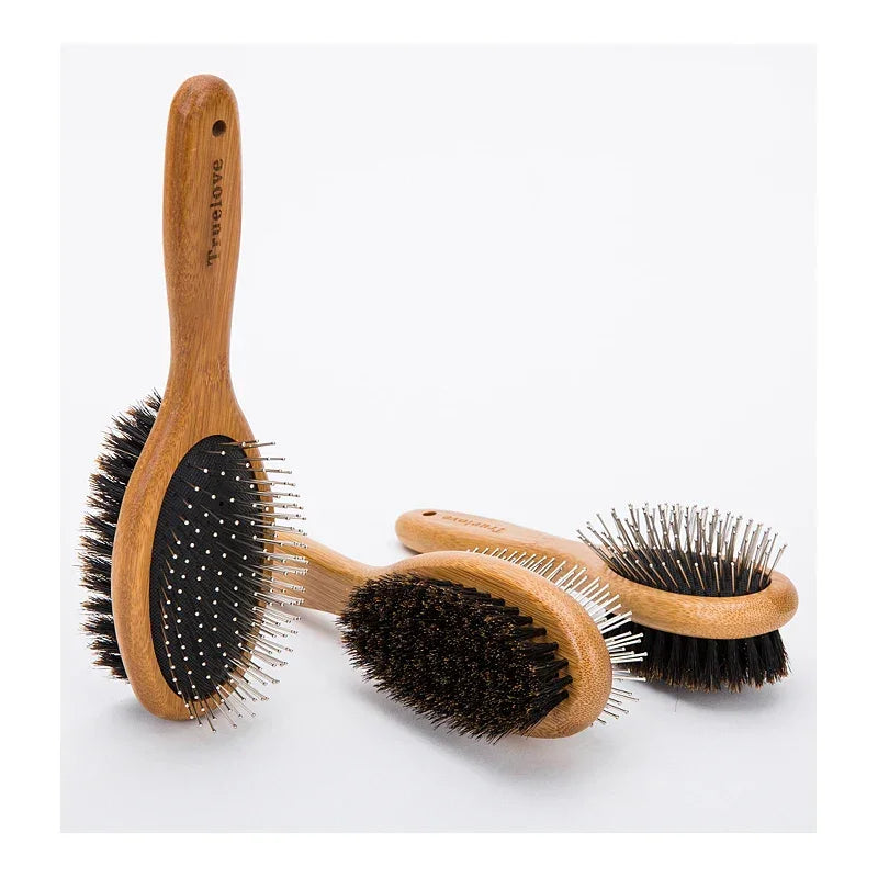 Truelove Double-Sided Pet Grooming Brush – TLK23131 Peaceful Pleasures Health and Wellness