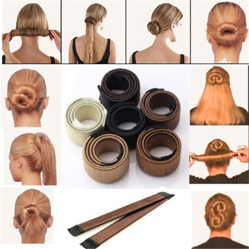 6-Color DIY Magic Bun Maker & French Twist Hair Braider Tool