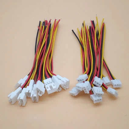10Pair Micro JST PH 2.0 2P 3P 4P 5P 6PIN Male Female Plug Connector With Wire Cables 100mm Peaceful Pleasures Health and Wellness 10 Pairs 3P