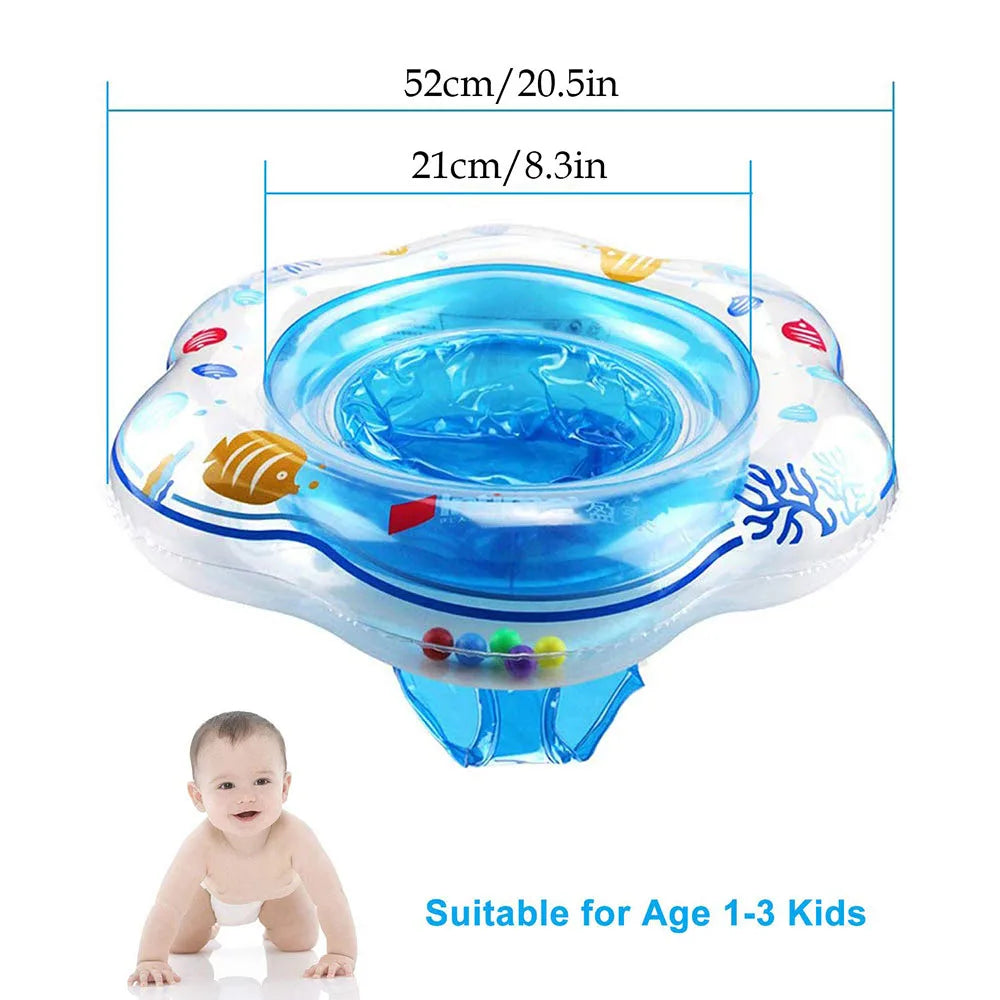 Baby Inflatable Swim Ring Float – Double Airbag Safety Seat