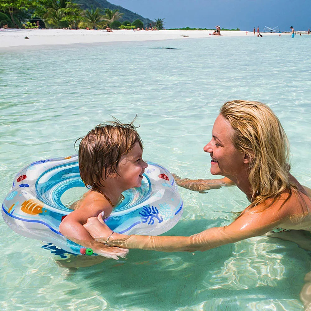 Baby Inflatable Swim Ring Float – Double Airbag Safety Seat