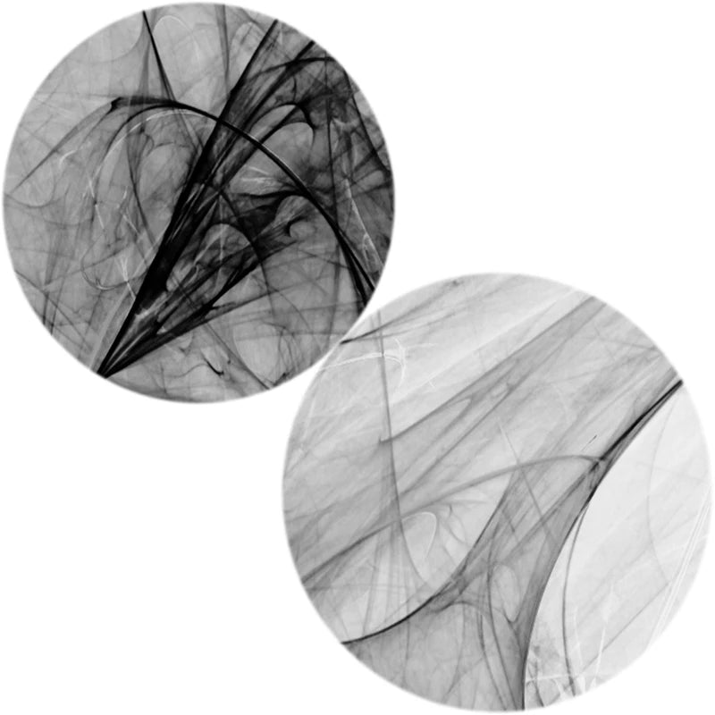 Abstract Art Posters and Prints Wall Art Canvas Painting Black and White Ink Line Pictures for Living Room Nordic Decor No Frame Peaceful Pleasures Health and Wellness