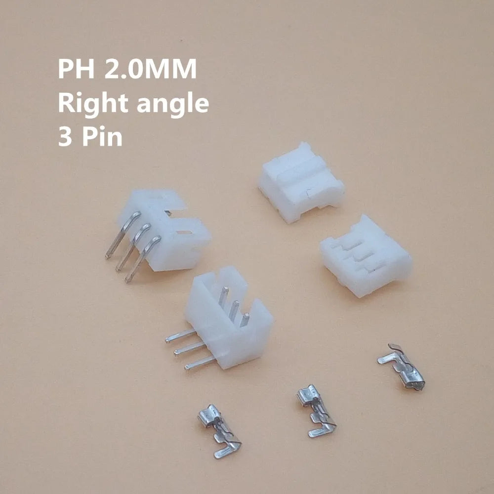 20 sets 2-12pin 2.0mm Pitch PH 2.0 Terminal/Housing/Right Angle Pin Header Connector Wire Connectors Adaptor Kit PH2.0 Peaceful Pleasures Health and Wellness