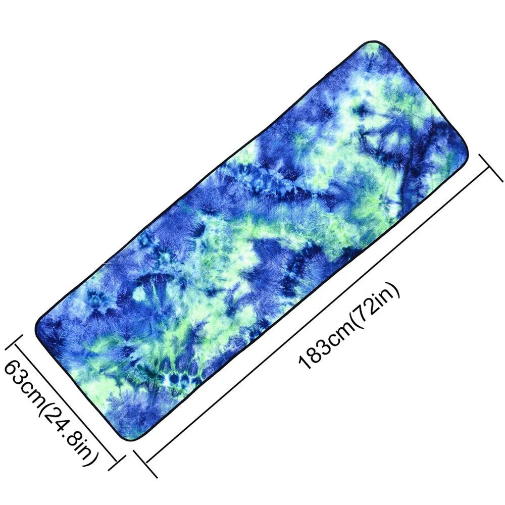 Non-Slip Microfiber Yoga Mat Towel – Fast Dry & Foldable