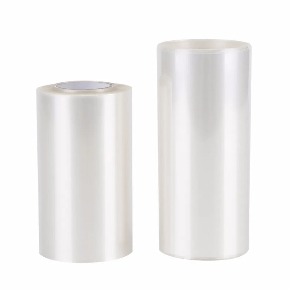 Transparent Mousse Cake Collar Roll – Clear Food-Grade PP Film, 8cm or 10cm Wide, 10m per Roll