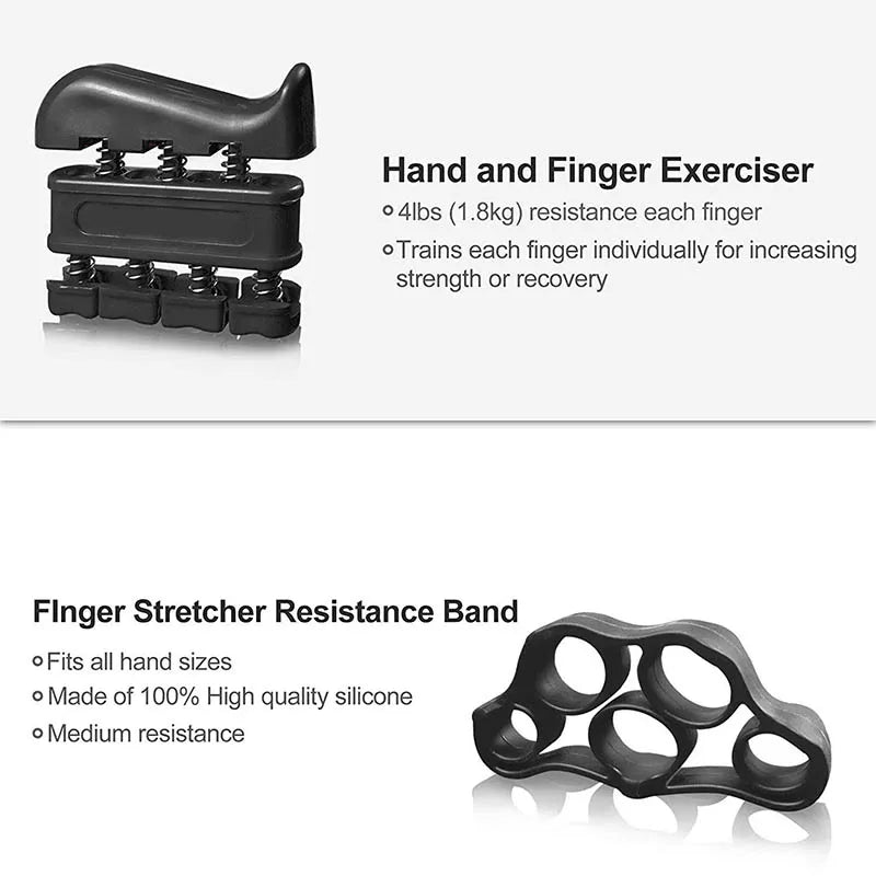 5-Piece Hand Grip Strengthener Set – Finger & Wrist Trainer