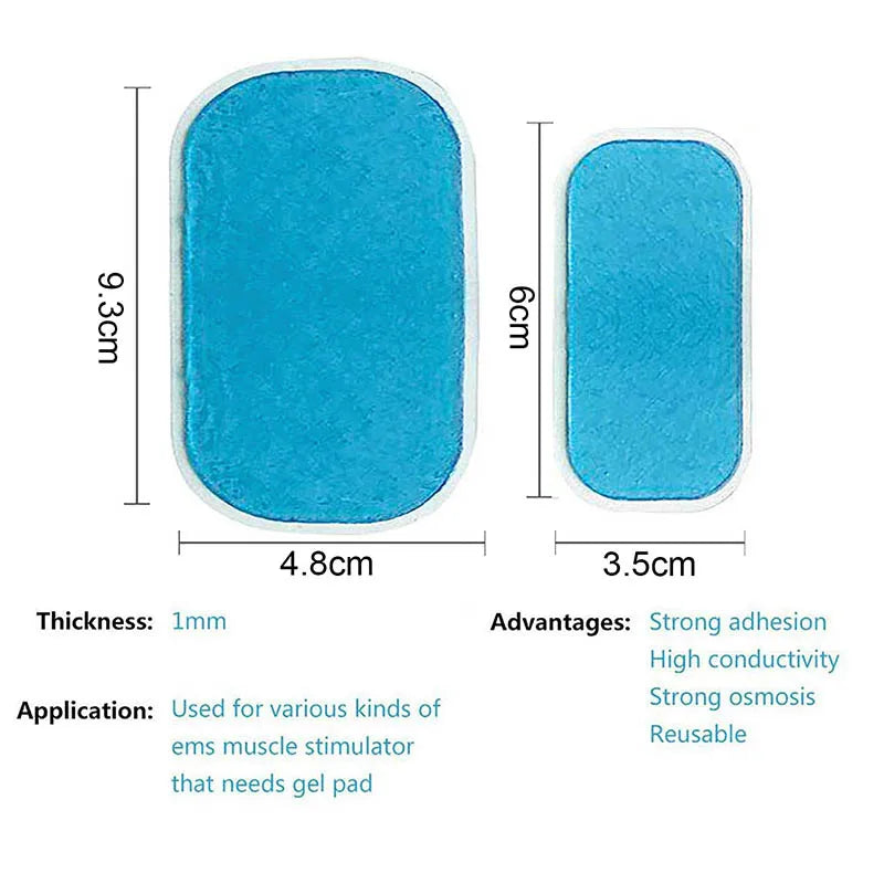 EMS Hip Trainer Gel Pads 3-Pack – Muscle Stimulator Sheets