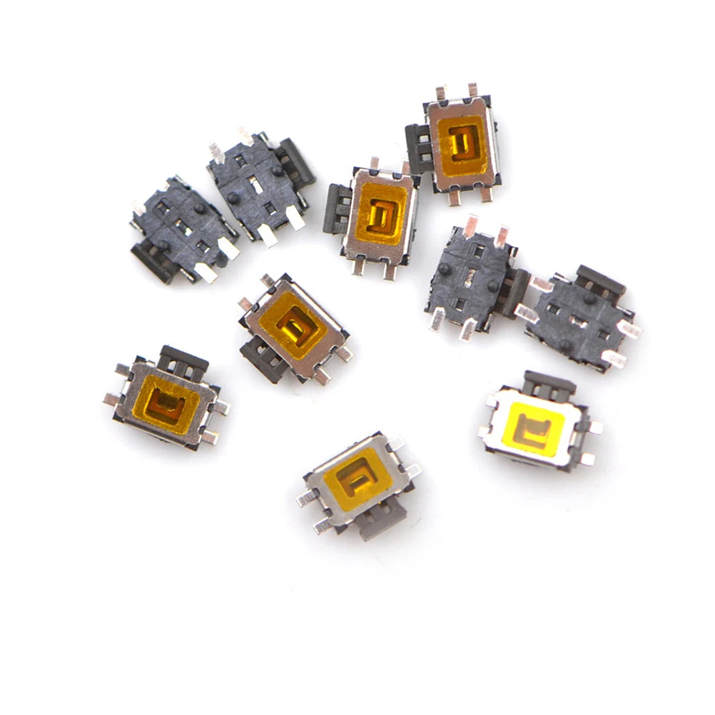 10-Pack YD-3414 4-Pin SMD Side Tactile Push Button Switch Tactile Push Switch Peaceful Pleasures Health and Wellness