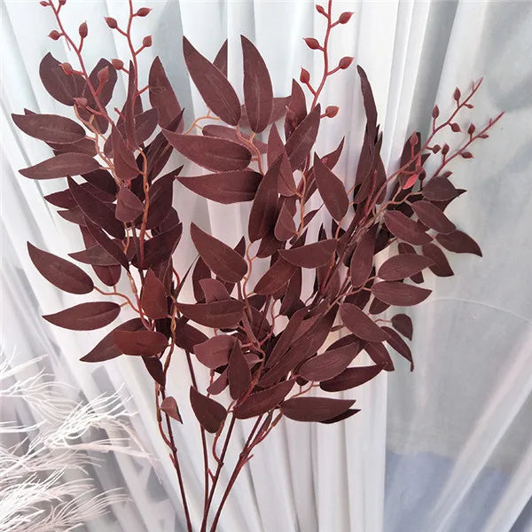 YO CHO Artificial Willow Leaf Silk Bouquet | Wedding Home Décor