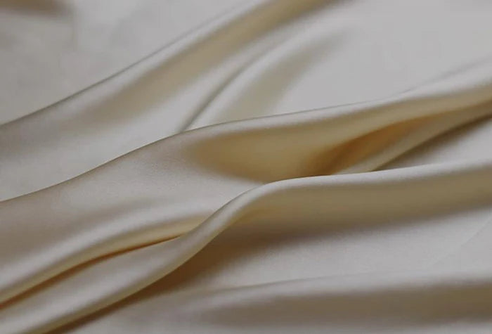 100% Mulberry Silk Charmeuse Fabric 114cm Wide | Plain Dyed
