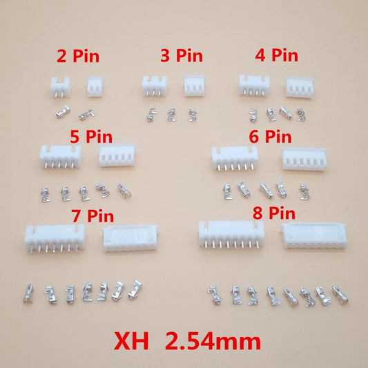 20 Kits XH 2.54mm 2/3/4/5/6/7/8/9/10/12pin JST Connector Plug Male, Female, Crimps Peaceful Pleasures Health and Wellness 9 Pin