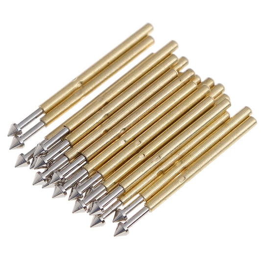 100pcs P75-E2/E3 Gold Plated Spring Test Probe Pogo Pins 1.3mm Spring Test Probe Peaceful Pleasures Health and Wellness
