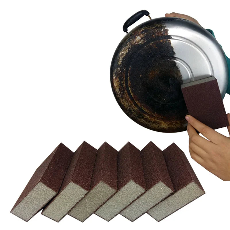 2-Pack Nano Carborundum Magic Eraser Sponge | Rust Removal, Descaling & Kitchen Cleaning – Large & Small