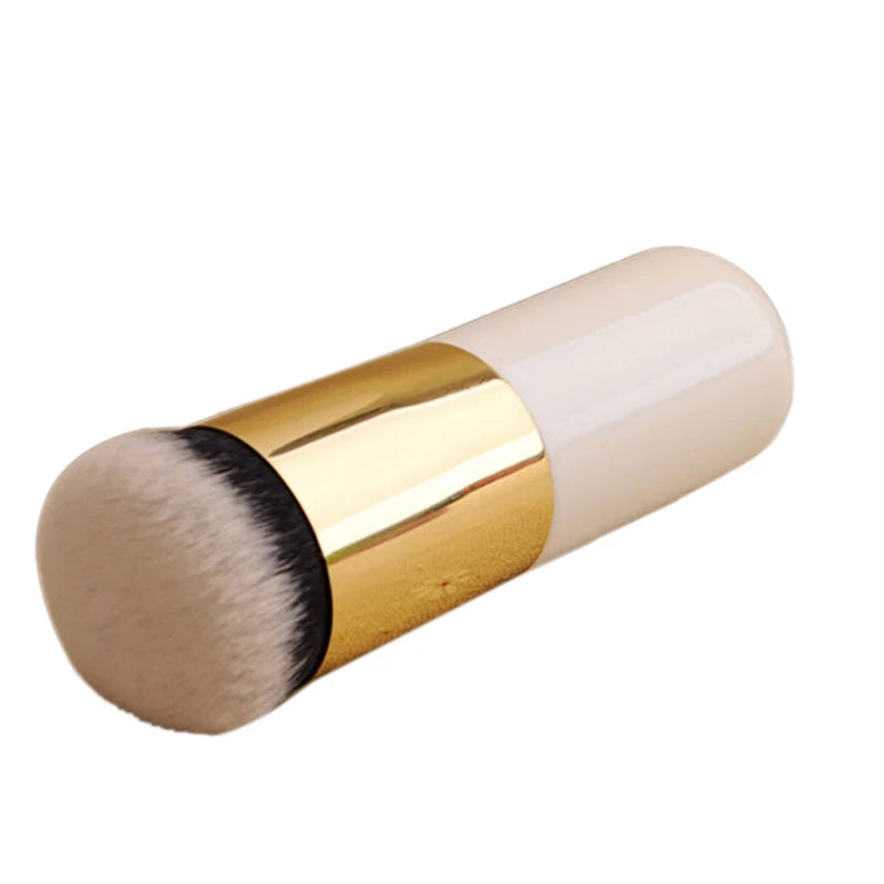 Chubby Flat Foundation Brush – Soft Synthetic Makeup Brush