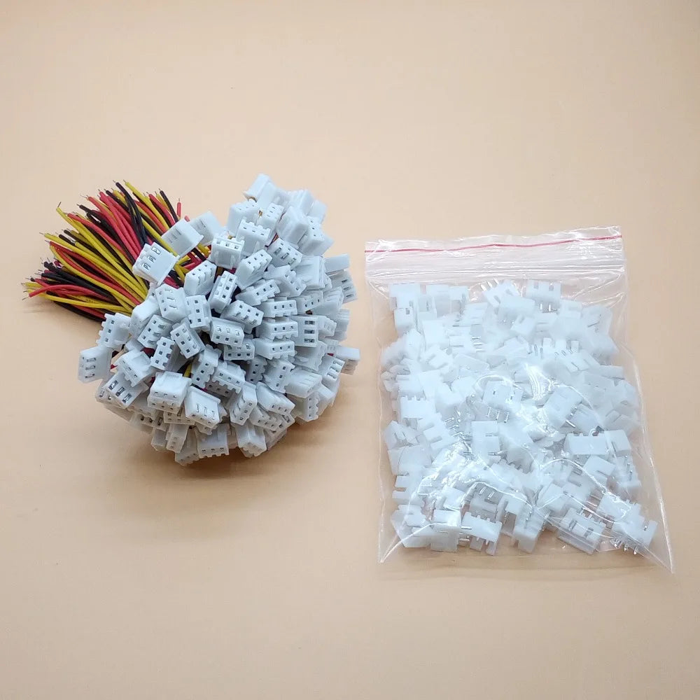 100Sets XH Pitch 2.54mm 2Pin 3Pin 4Pin 5/6/7/8/9/10 Pin Single-Head Wire To Board Connector 10cm 26AWG With Socket Peaceful Pleasures Health and Wellness