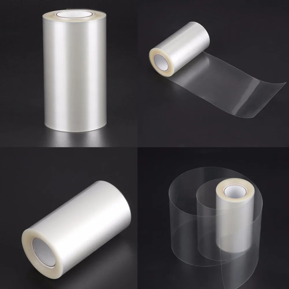 Transparent Mousse Cake Collar Roll – Clear Food-Grade PP Film, 8cm or 10cm Wide, 10m per Roll