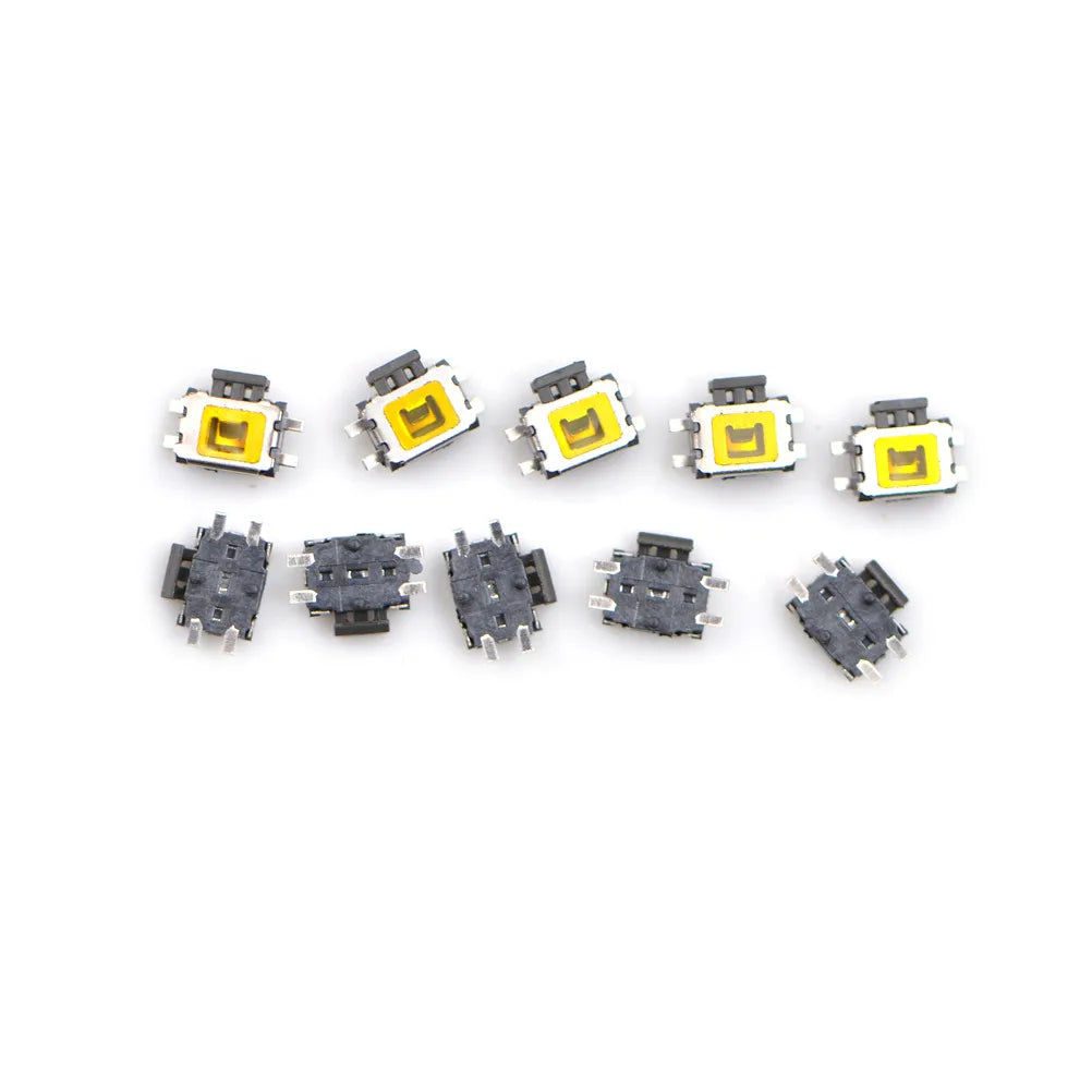 10-Pack YD-3414 4-Pin SMD Side Tactile Push Button Switch Tactile Push Switch Peaceful Pleasures Health and Wellness