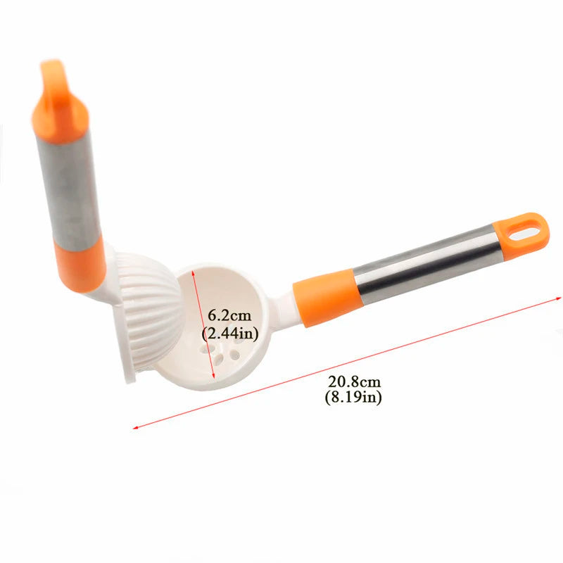 Manual Citrus Juicer – Hand Press Lemon, Lime & Orange Squeezer, Food-Grade, Stainless Steel