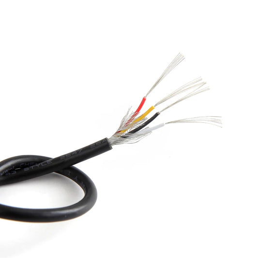 28AWG 4Cores Multicores Shielded Wires Tinned Copper wire Controlled Cable Headphone UL2547 - 2/5/10 Meters Peaceful Pleasures Health and Wellness 5m