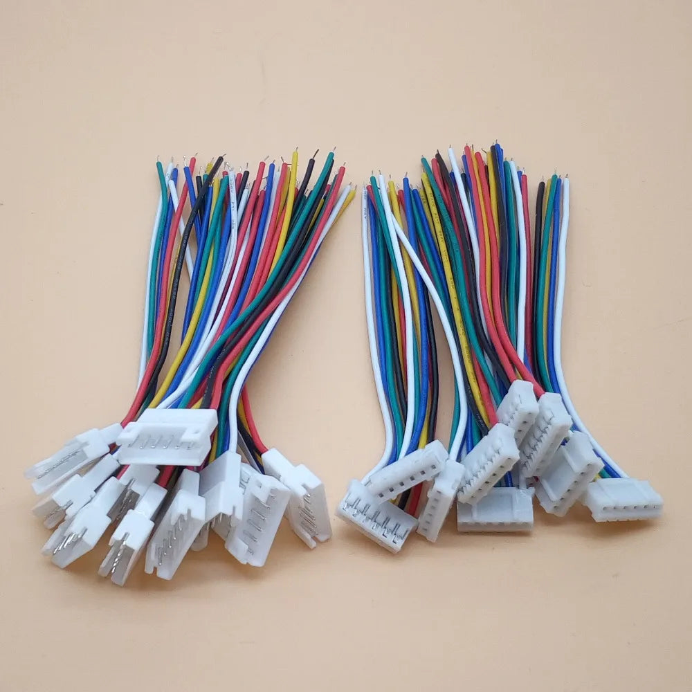 10Pair Micro JST PH 2.0 2P 3P 4P 5P 6PIN Male Female Plug Connector With Wire Cables 100mm Peaceful Pleasures Health and Wellness