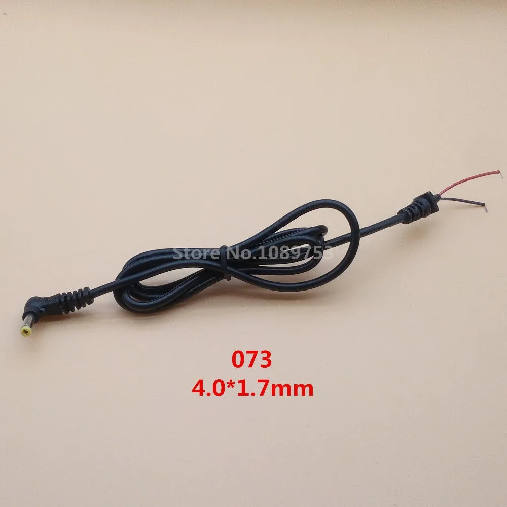 1Pcs Adapter Output Power Cord DC Male Plug with 100cm Cable 5.5*2.5/2.1 4.0*1.7 3.5*1.35 2.5*0.7mm Peaceful Pleasures Health and Wellness