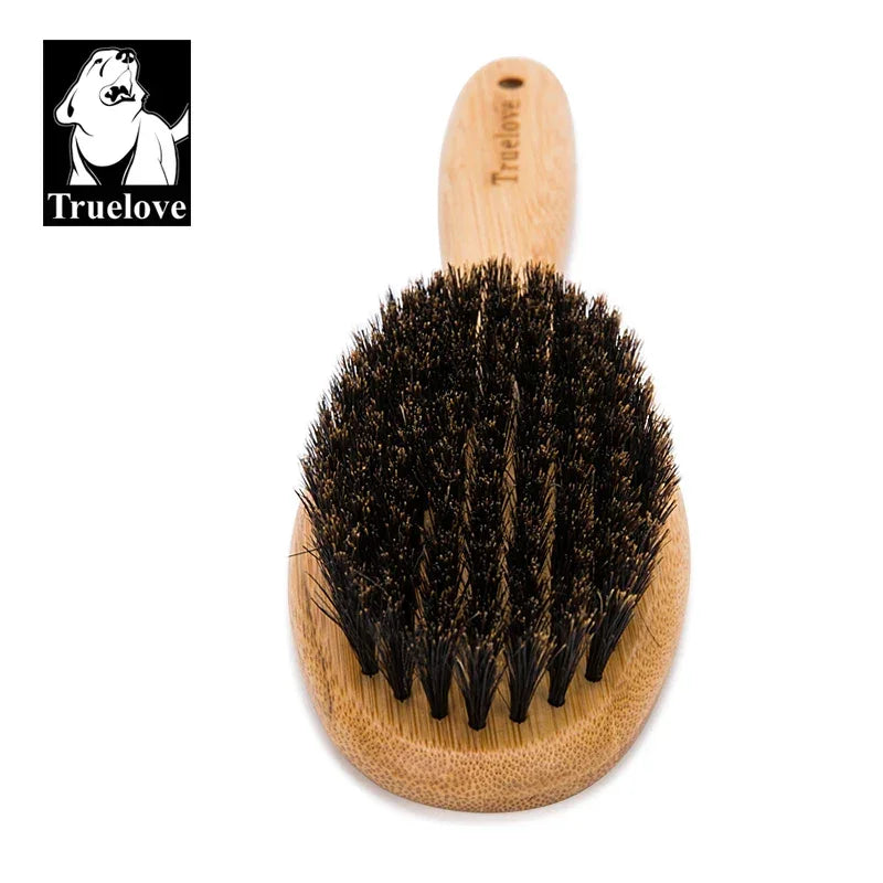 Truelove Bristles Hair Brush Pet Comb Natural Original Bamboo for Cat and Dog Massage Grooming Small Medium Large TLK21131 Peaceful Pleasures Health and Wellness
