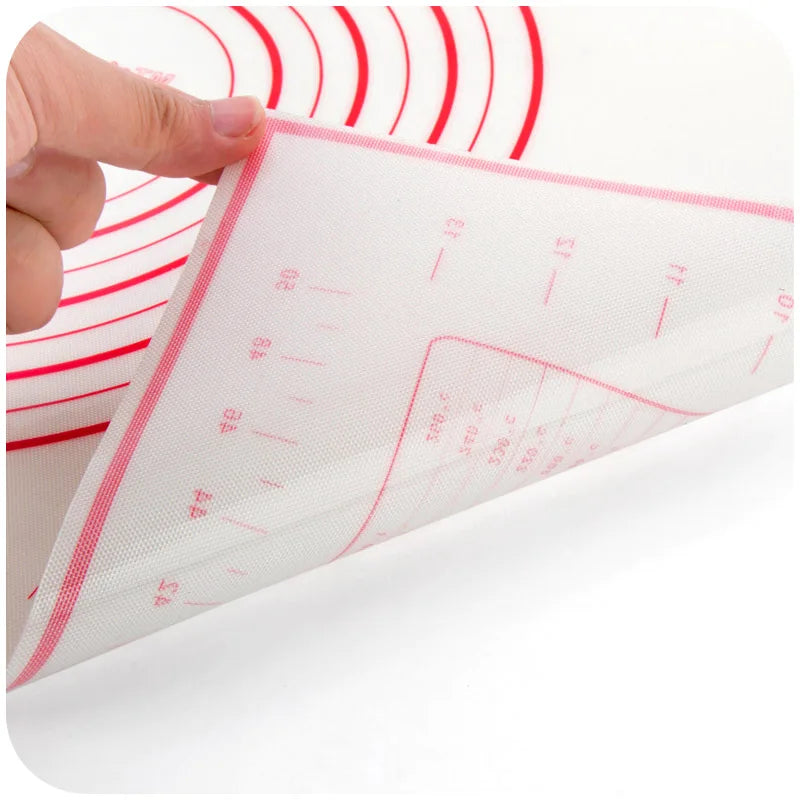 Non-Stick Silicone Pastry & Kneading Mat – 26x29cm Dough Rolling Baking Mat for Cookies, Bread & Pastry