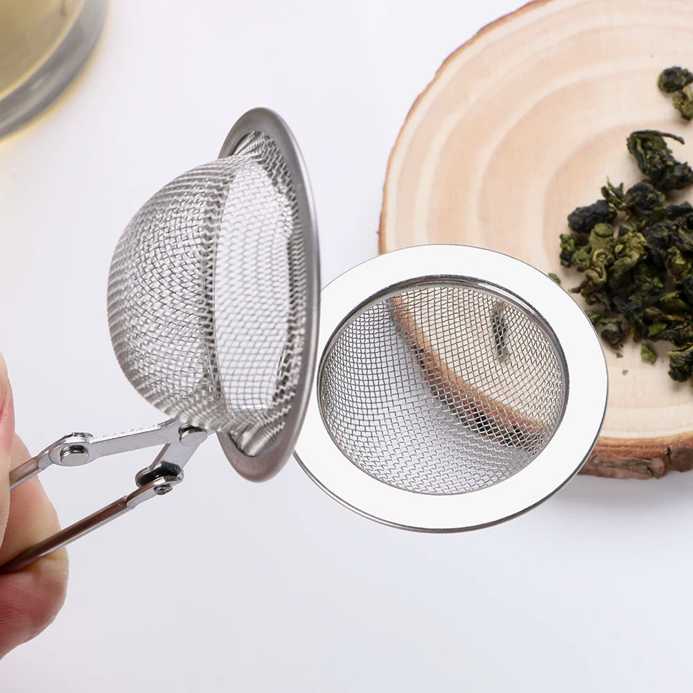 Stainless Steel Mesh Tea Ball Infuser & Strainer – Loose Leaf Tea, Coffee, Herb & Spice Filter