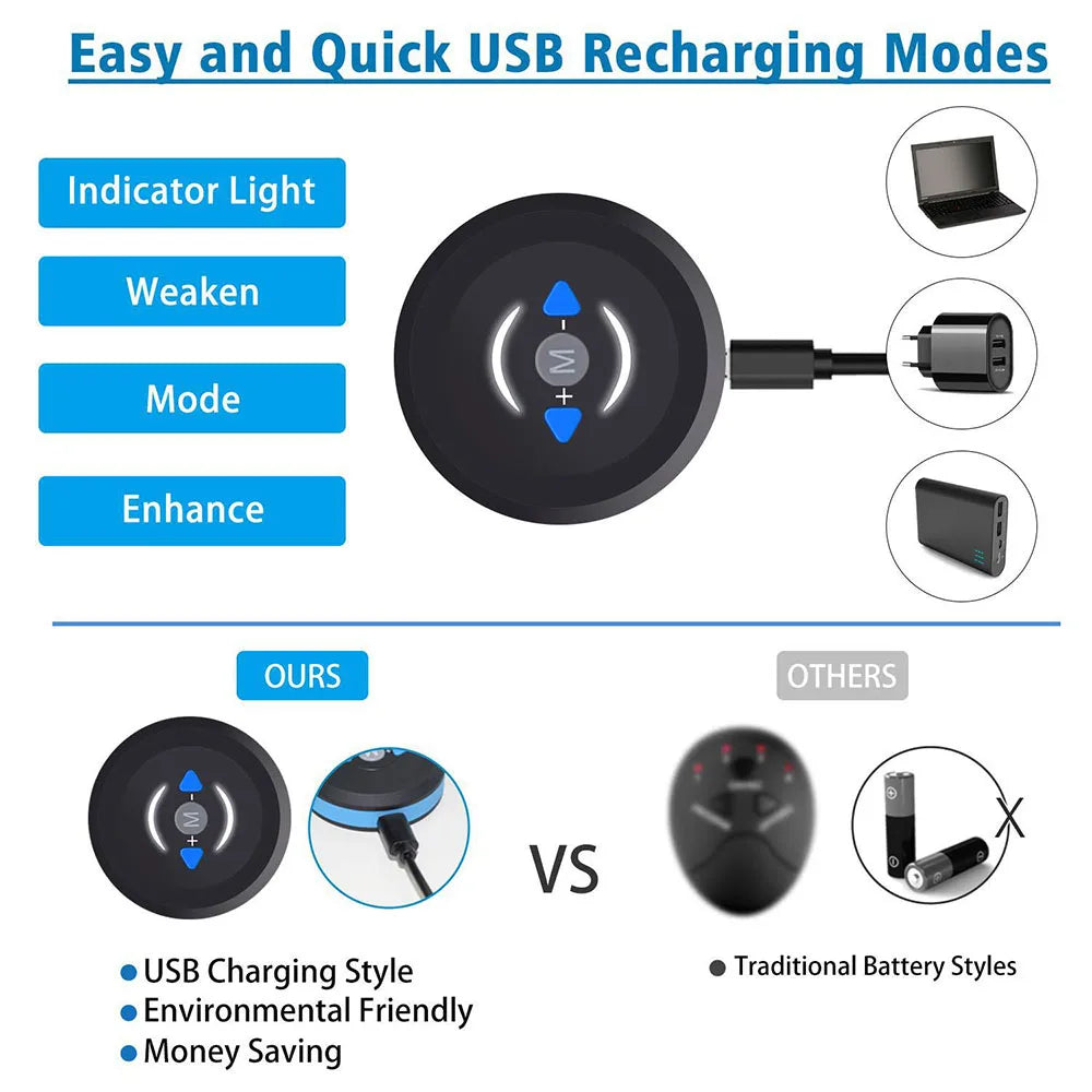 EMS Abs Muscle Stimulator – 6-Mode Toner for Home Gym