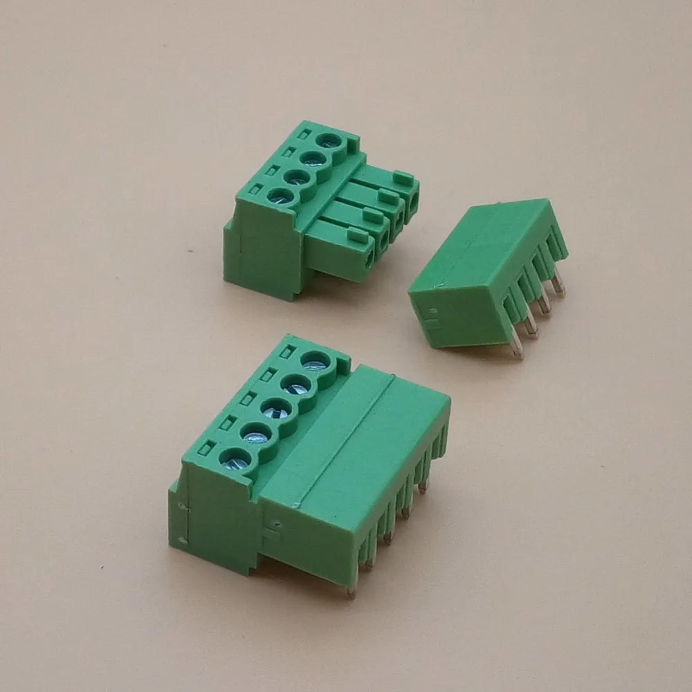 10 Sets 3.81mm 2/3/4/5/6/7/8 pin Right Angle Terminal Plug Type 3.81 Pitch Connector Pcb Screw Terminal Block Peaceful Pleasures Health and Wellness