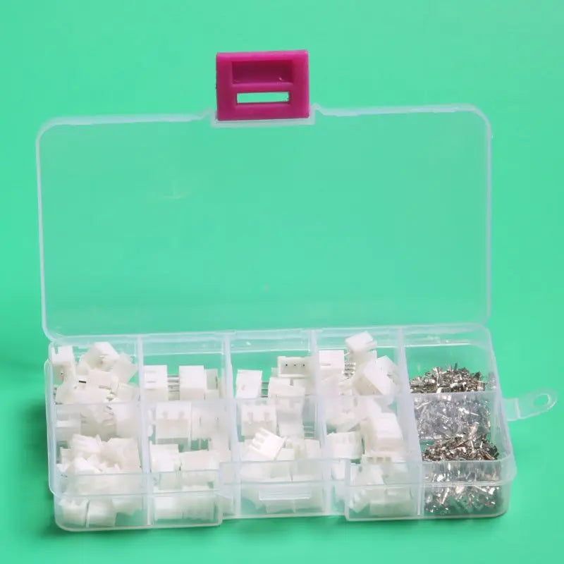 60 Sets 2p 3p 4 Pin 5pin XH 2.54mm Pitch Terminal Housing Pin Header Terminal Connector with Box Connector Peaceful Pleasures Health and Wellness
