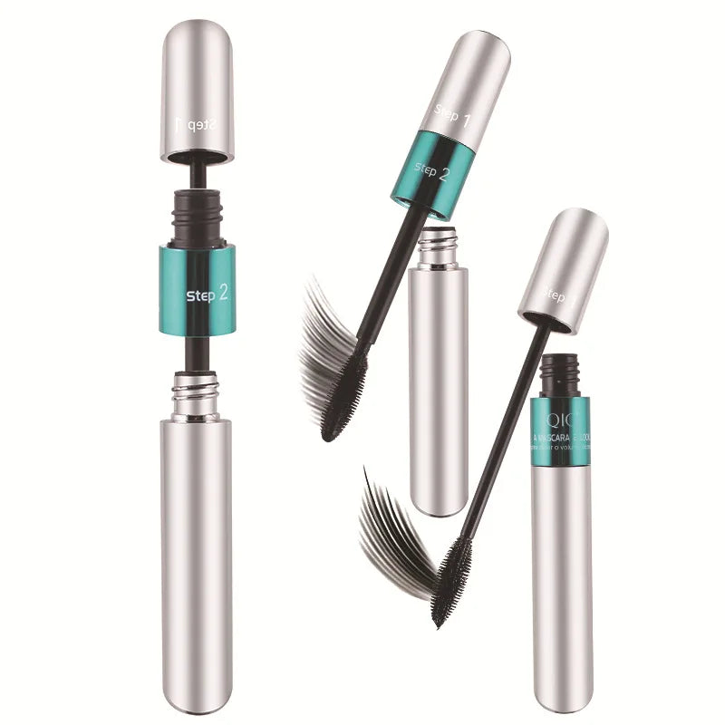 QIC 4D Silk Fiber Waterproof Mascara – Volume & Length