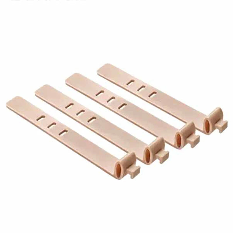 Silicone Cable Winder Ties 4-Pack | Cord Organizer for Earphones