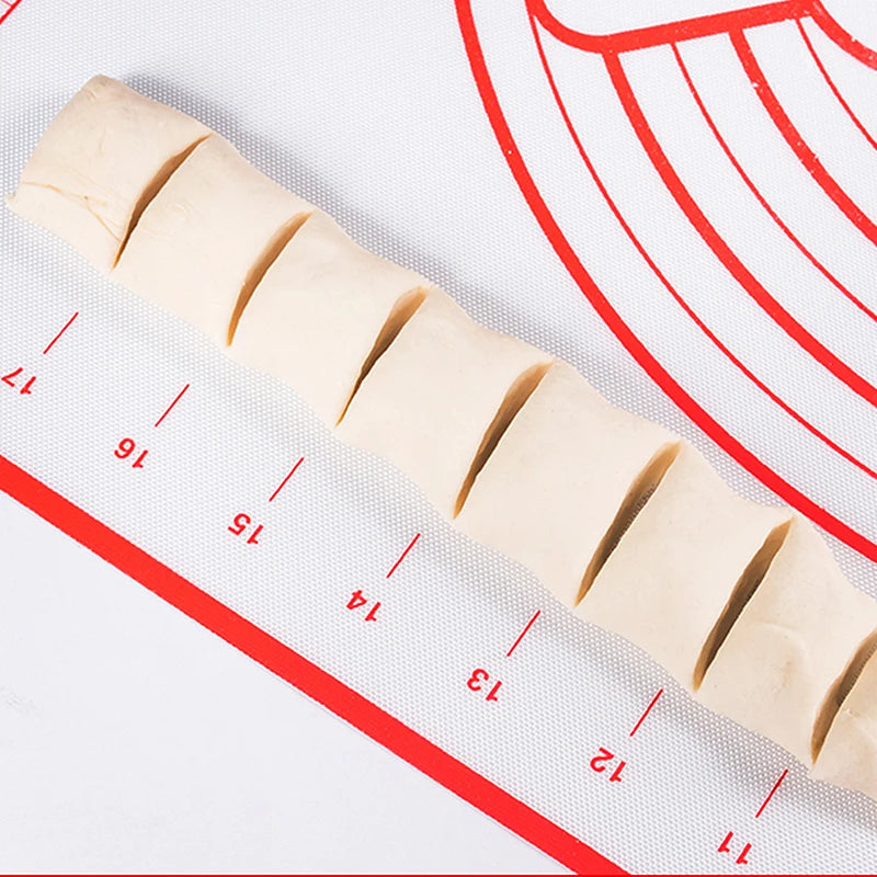 Thicken Paltinum Silicone Mat Knead Flour Pad Slim Non-stick Cooking Baking Mats Oven Cake Placemat 30X40cm Peaceful Pleasures Health and Wellness