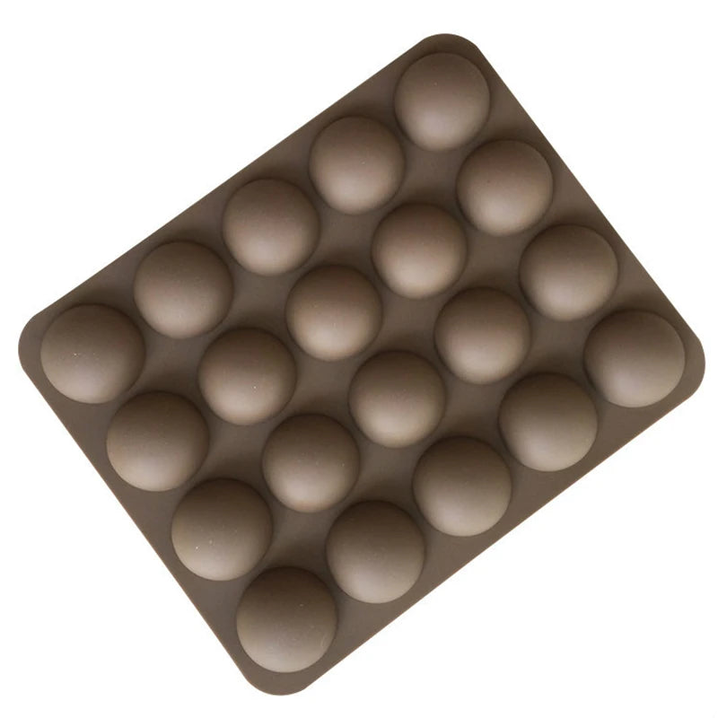 Ball Sphere Silicone Mold – Round Baking Mold for Chocolate, Pudding, Jello, Candy, Soap & Bread