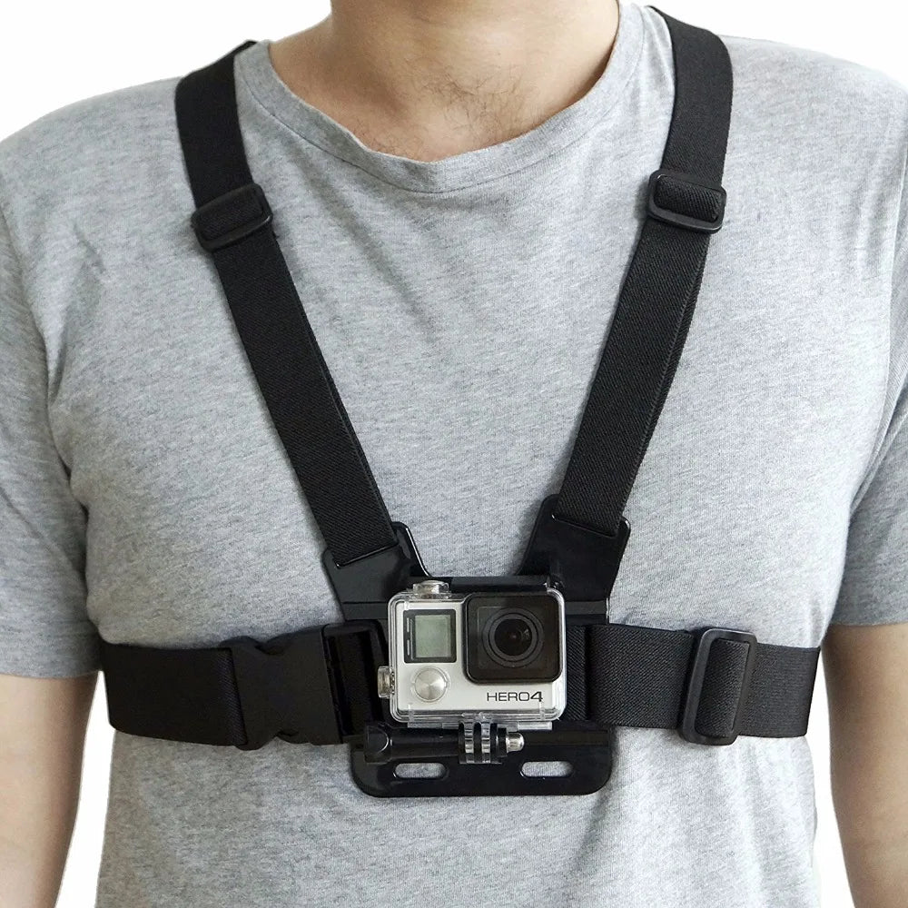 Chest Strap Mount Harness for GoPro Hero 11 10 9 8 & Action Cams