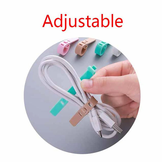 Silicone Cable Winder Ties 4-Pack | Cord Organizer for Earphones Cable Cord Organizer Peaceful Pleasures Health and Wellness
