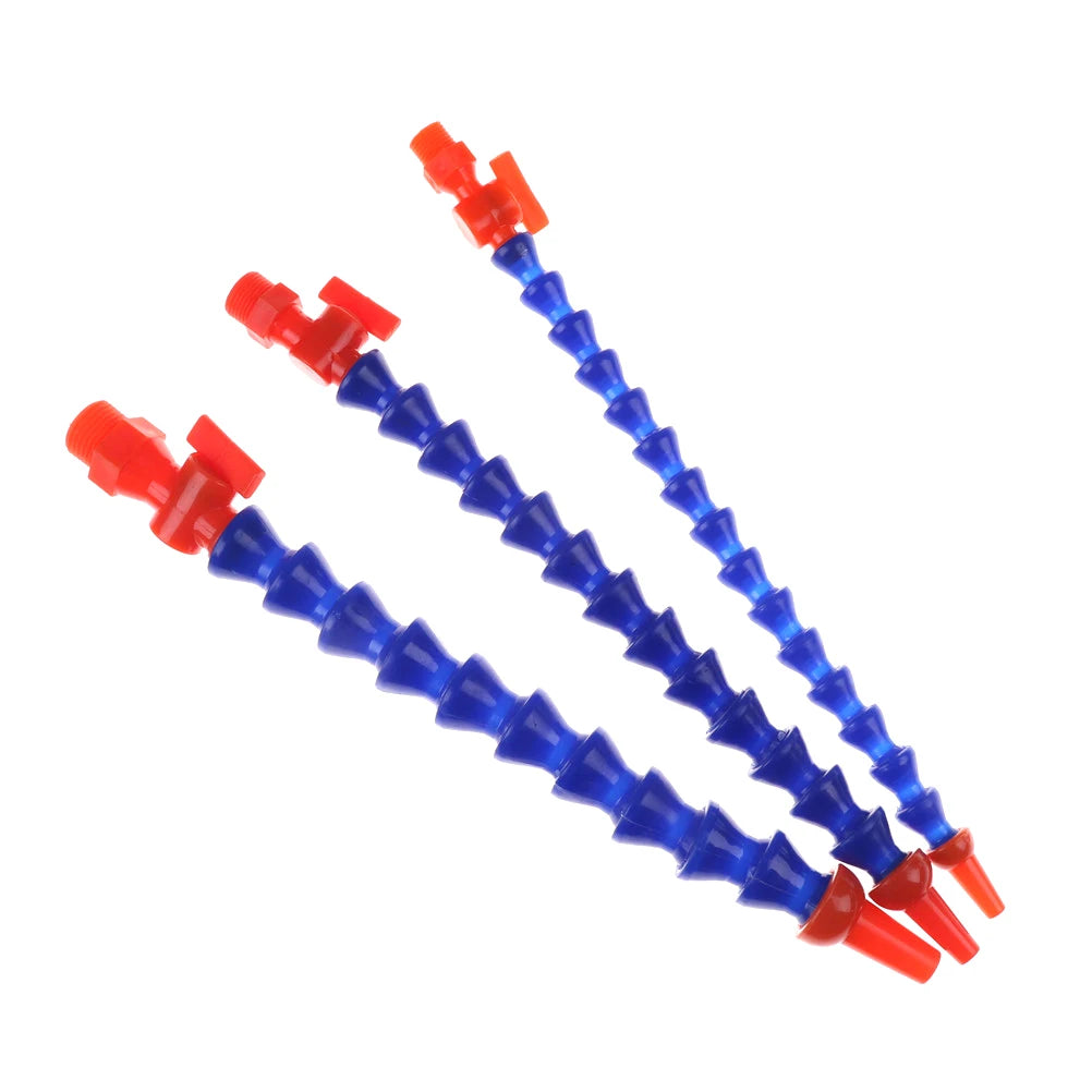 Flexible Coolant Pipe 300mm | 1/4" 3/8" 1/2" Blue Nozzle Hose