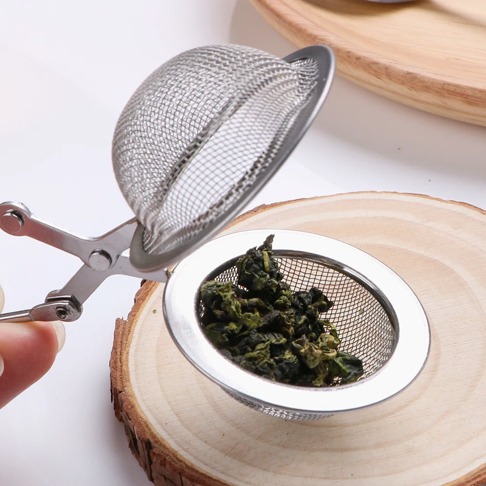 Stainless Steel Mesh Tea Ball Infuser & Strainer – Loose Leaf Tea, Coffee, Herb & Spice Filter