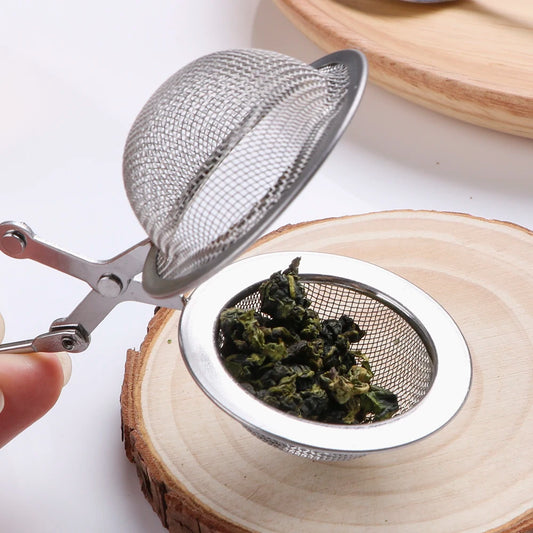 Stainless Steel Mesh Tea Ball Infuser & Strainer – Loose Leaf Tea, Coffee, Herb & Spice Filter Peaceful Pleasures Health and Wellness Default Title