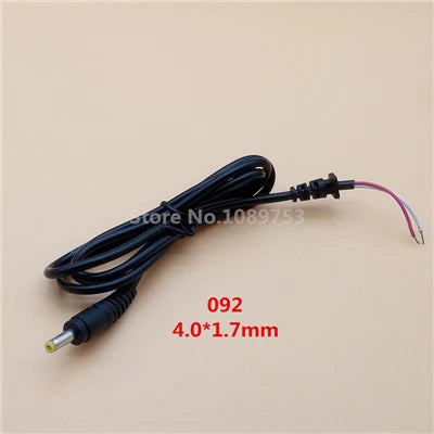 1Pcs Adapter Output Power Cord DC Male Plug with 100cm Cable 5.5*2.5/2.1 4.0*1.7 3.5*1.35 2.5*0.7mm Peaceful Pleasures Health and Wellness 092