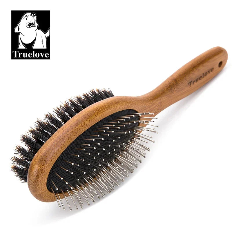 Truelove Double-Sided Pet Grooming Brush – TLK23131 Peaceful Pleasures Health and Wellness