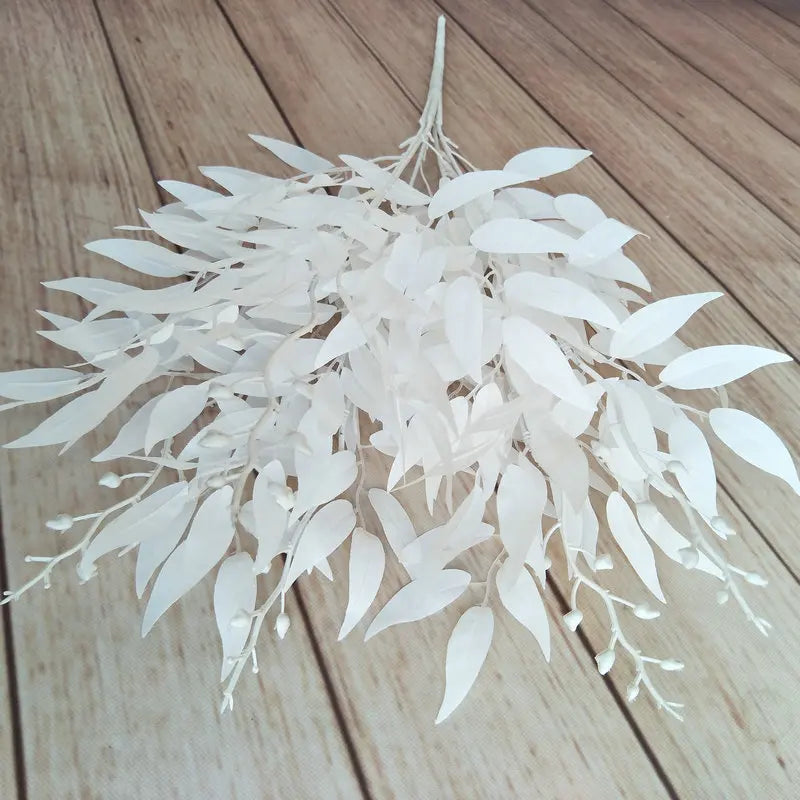 YO CHO Artificial Willow Leaf Silk Bouquet | Wedding Home Décor