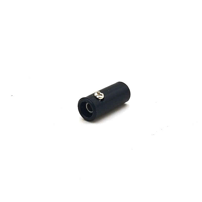 5PCS 4mm Banana Plug Female Socket Coupler Connector Female Adapter Extension Insulated Peaceful Pleasures Health and Wellness Black 5PCS