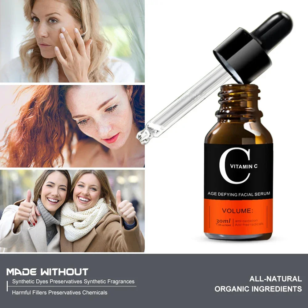 ENVISHA Vitamin C Face Serum – Brightening & Anti-Aging 30ml Face Serum Peaceful Pleasures Health and Wellness