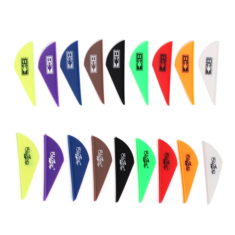 Arrow Feather Archery Fletching Vane TPU DIY Hunting Shooting