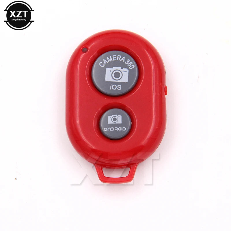 Bluetooth Wireless Remote Shutter for iOS & Android Selfies Peaceful Pleasures Health and Wellness Red